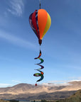 11" Hot Air Balloon Spinner -Mini Rainbow