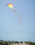 30" Patterned Diamond Kite - Rainbow Stained Glass