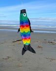 60" Fish Windsock - Rainbow Scales