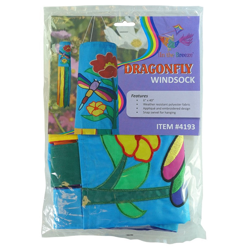 In The Breeze - DRAGONFLY 40" WINDSOCK