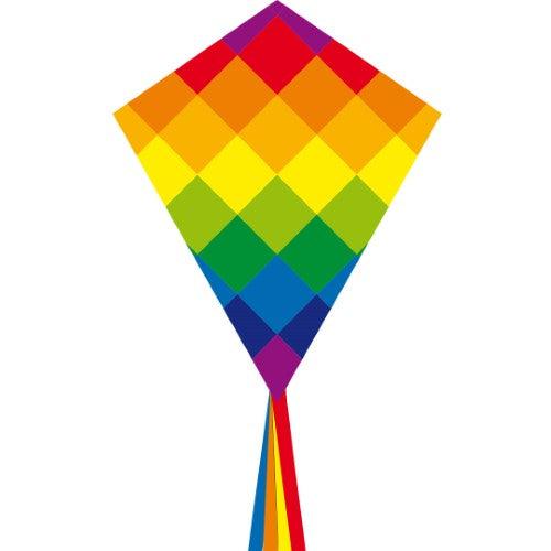 28" Eddy Rainbow Patchwork Kite - ProKitesUSA