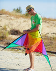 Eco Trigger Stunt Kite - Rainbow