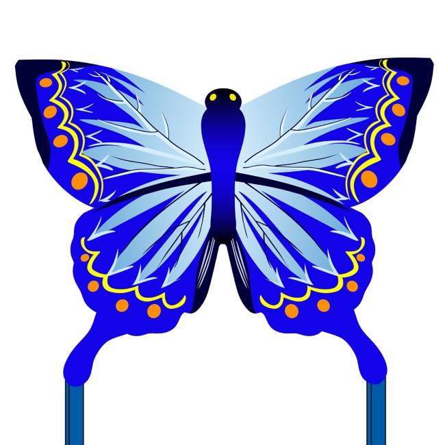 Ecoline Butterfly Kite Indigo - ProKitesUSA