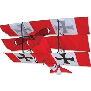 3D Red Baron Triplane Airplane Kite - ProKitesUSA