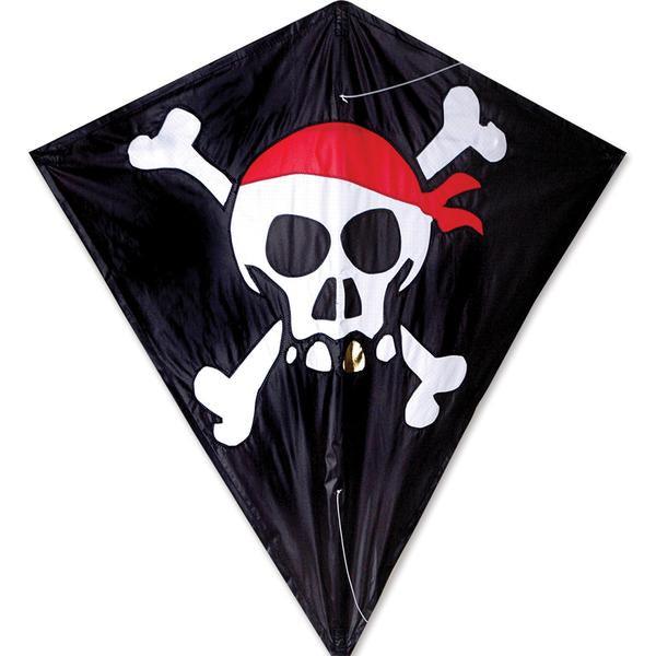 30" Skull & Crossbones Diamond Kite - ProKitesUSA