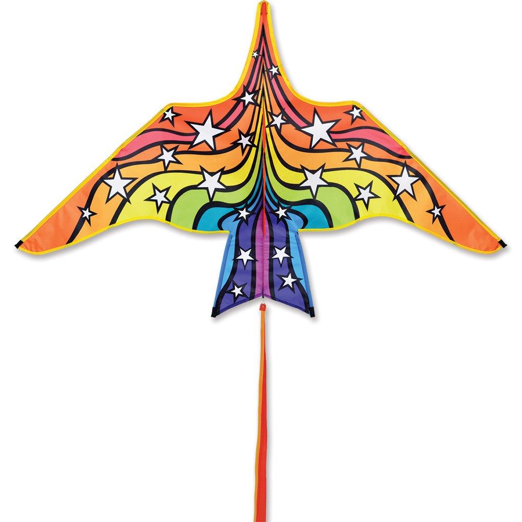 60" Rainbow Stars Thunderbird Kite - ProKitesUSA
