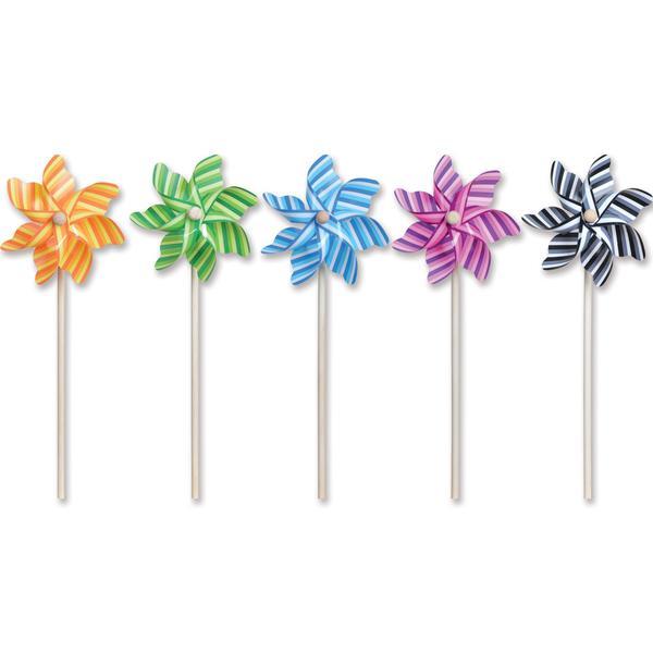 7 In. Pinwheel - Stripes (Qty 1) - ProKitesUSA