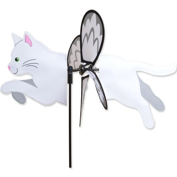 Premier Windgarden - Petite Spinner - White Cat