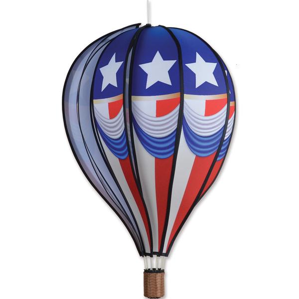 Hot Air Balloon - 22 In. Vintage Patriotic