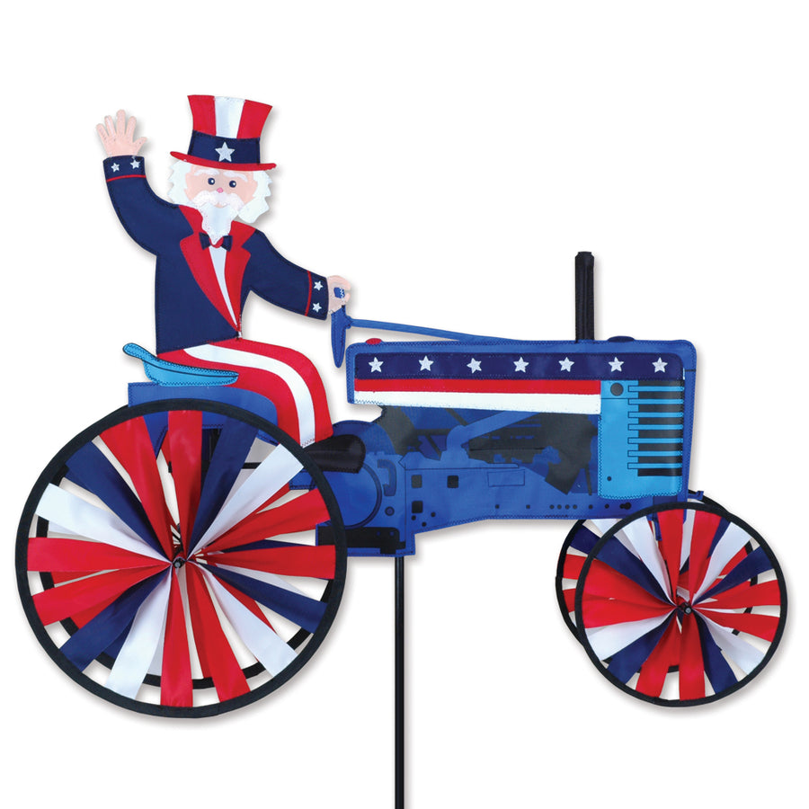 Uncle Sam On A Tractor