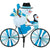 20" Snowman Bike Spinner - ProKitesUSA