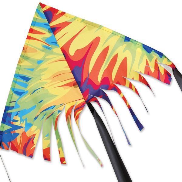 24" Tie Dye Fringe Delta Kite - ProKitesUSA