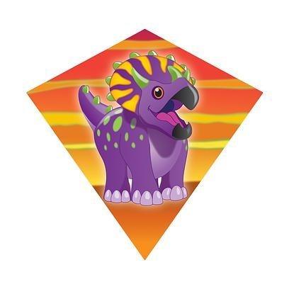 18&quot; Triceratops Mini Diamond Kite - ProKitesUSA