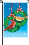 12 In. Flag - Christmas Cardinal