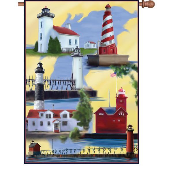 28 In Flag - Michigan Lighthouse - ProKitesUSA