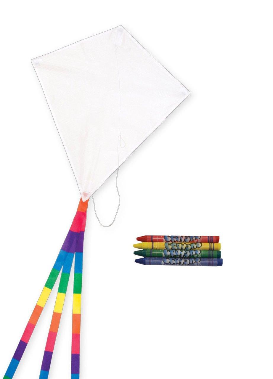 20&quot; Diamond Coloring Kite W/ Crayons - ProKitesUSA