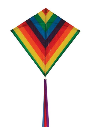 30" Rainbow Stripe Diamond Kite - ProKitesUSA