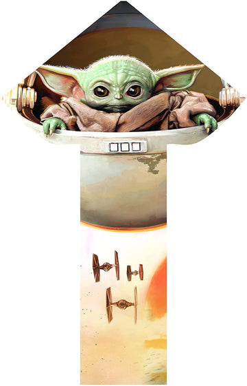 50" Star Wars Baby Yoda Mandolorian Kite - ProKitesUSA