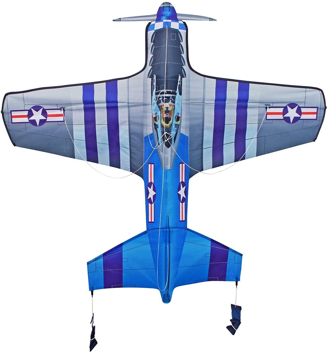 55" P-51 Mustang Wide Amazing Kites - ProKitesUSA