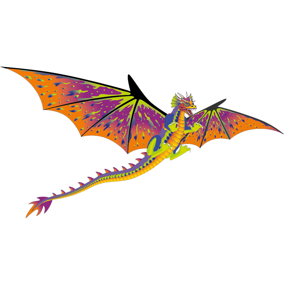 121" 3D Skygiant Dragon Kite - ProKitesUSA