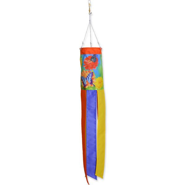 Zinnias 28 In. Windsock