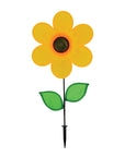 In the Breeze 12" Yellow Sunflower Wind Spinner with Leaves