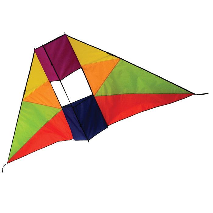 6&#39; Rainbow Conyne Delta Kite - ProKitesUSA