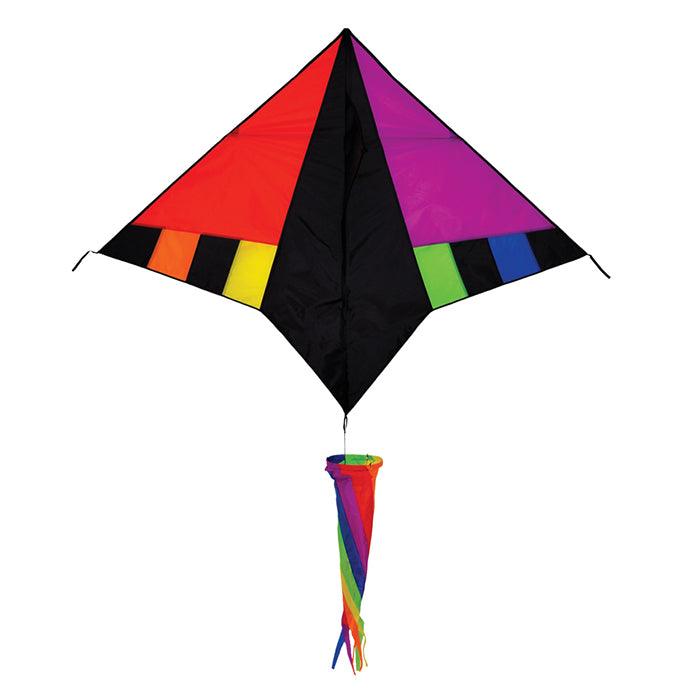 60" Rainbow Zephyr Delta Kite - ProKitesUSA