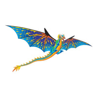 76" 3D Dragon Kite (Blue) - ProKitesUSA