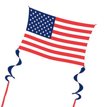 48" U.S.A. American Flag Kite - ProKitesUSA
