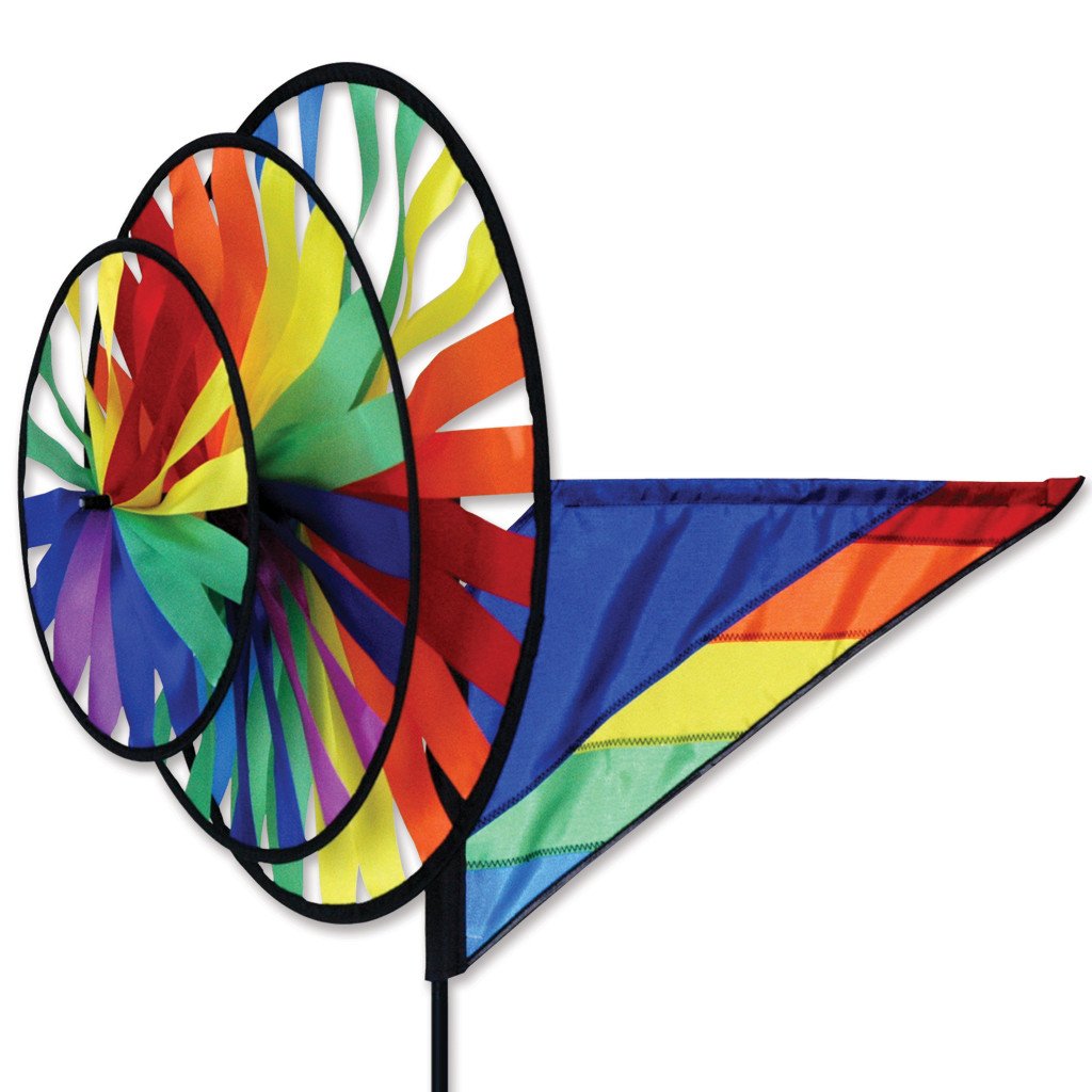 Premier Kites Triple Spinner - Rainbow