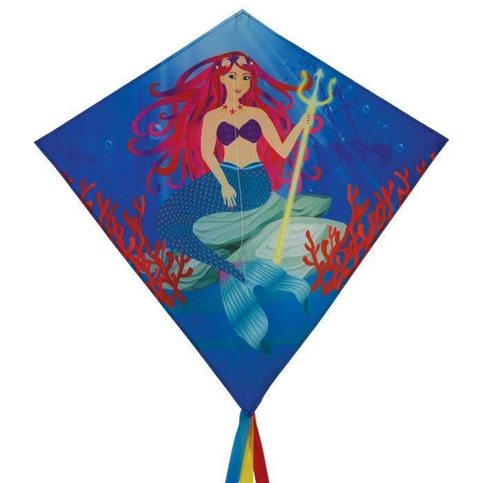 30" Pretty Mermaid Diamond Kite - ProKitesUSA