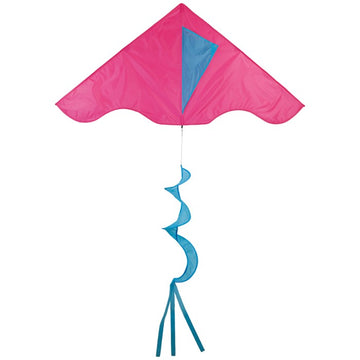 Pink/Aqua Colorblock Delta Kite