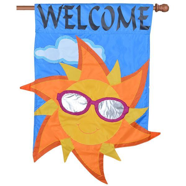 Applique Flag - Welcome Sun - ProKitesUSA